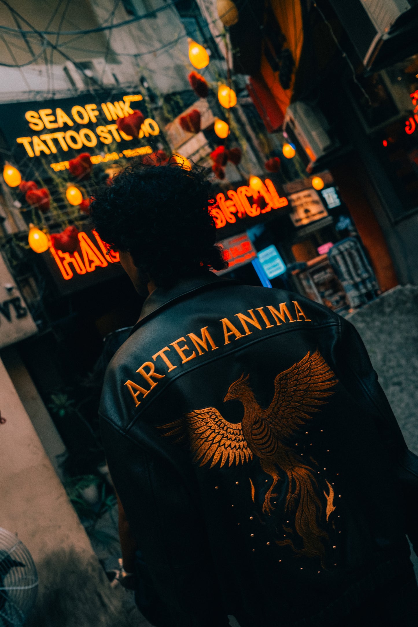 Phoenix Rising Leather Jacket